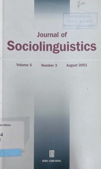 Journal of Sociolinguistics vol.5 no.3 August 2001