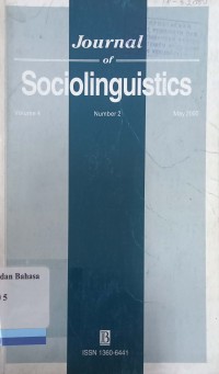 Journal of Sociolinguistics Volume 4, Number 2, May 2000