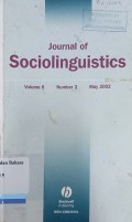 Journal of Sociolinguistics Volume 6, Number 2, May2002