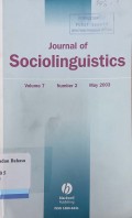 Journal of Sociolinguistics Volume 7, Number 2, May 2003