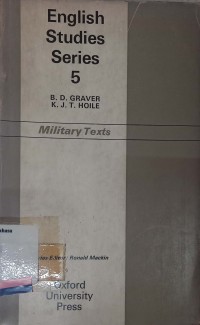 English studies series 5: Military texts