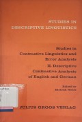 Studies in Descriptive Linguistics