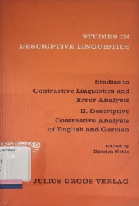 Studies in Descriptive Linguistics