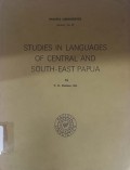 Studies in languages of central and south-east papua