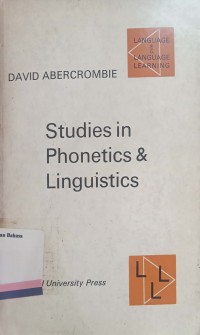 Studies in Phonetics & Linguistics