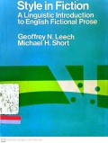 Style in fiction : A linguistic introduction to english fictional prose