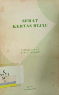 Surat kertas hijau: kumpulan sajak Sitor Situmorang