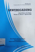 Sawerigading : Jurnal Bahasa dan Sastra Volume 15, Nomor 2, Agustus 2009