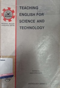 Teaching English for Science and Technplogy