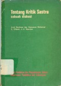 Tentang kritik sastra sebuah diskusi