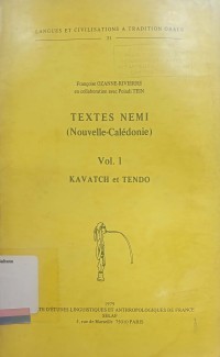 Textes Nemi (Nouvelle-Caledonie)