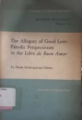 The allegory of good love: parodic perspectivism in the libro de buen amor