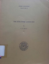 The Bagandji Language