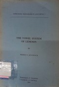 The vowel system of lemosin: A phonological study