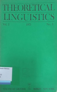 Theoretical Linguistics Vol. 2 No. 3