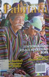 Pabitara: Majalah Budaya Sulawesi Tenggara,  Edisi XV , 2018