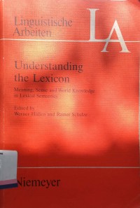 Understanding the Lexicon