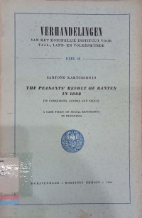 The peasants' revolt of Banten in 1888: Its conditions, curse and sequel