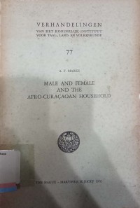 Male and Female and The Afro-Curacaoan Household