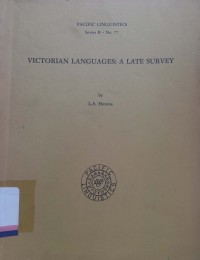 Victorian languages: a late survey