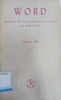 Word: Journal of The Linguistic Circle of New York