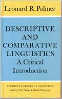 Descriptive and comparative linguistics : A critical introduction