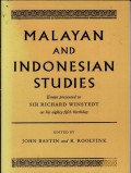 Malayan and Indonesian Studies