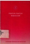 Pantun-pantun Makassar