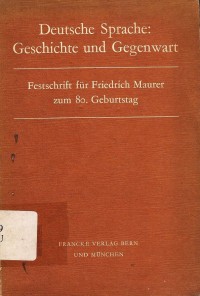 Deutsche sprache : Geschichte und gegenwart