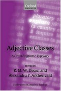 Adjective classes: A cross-linguistic typology