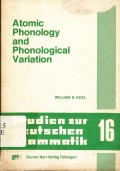 Atomic phonology and phonological variaton : Student zur deutschen grammatik 16