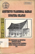 Arsitektur tradisional daerah sumatera selatan
