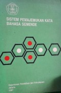 Sistem pemajemukan kata bahasa semende