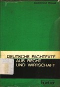 Deutsche fachtexte aus recht und wirtschaft