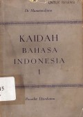 Kaidah bahasa indonesia I