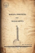 Bahasa indonesia dan masalahnya