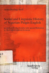 Social and linguistic history of nigerian pidgin english