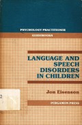 Language and speech disorders in children