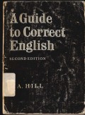 A guide to correct english
