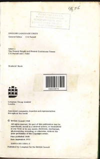 English language units : Unit 1-30 student's book