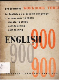 English 900 : Workbook three