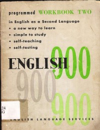 English 900 : Workbook two