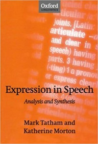 Expression in speech : Analysis and synthesis