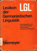 Lexikon der Germanistischen Linguistik