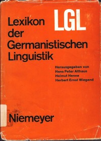 Lexikon der Germanistischen Linguistik