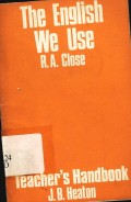 The english we use: Teachers handbook
