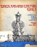 Basa miwah sastra bali