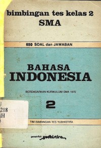 Bimbingan tes kelas 2 SMA bahasa indonesia jilid 2