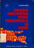 Orang Indonesia yang Terkemuka di Jawa