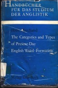 The Categories and Types of Present-Day English Word-Formation